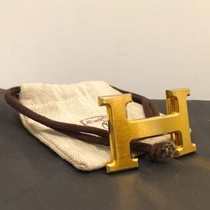 Hermes Polished 32mm Belt buckle